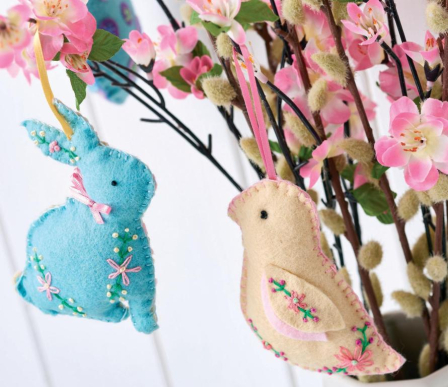 Easter tree decs