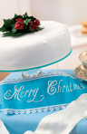 Embroidered Christmas Cake Band