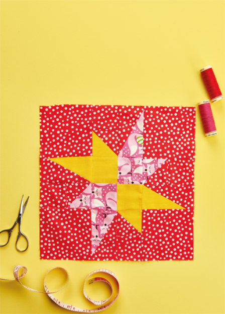 Christmas Baby Quilt: Block Two Sewing Pattern