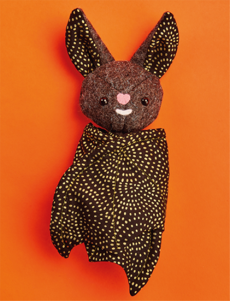 Halloween Bat Plush Toy Sewing Pattern