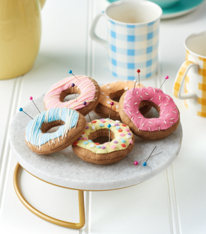 Felt Doughnut Pincushions Sewing Pattern