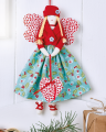 Holly Christmas Fairy Hanging Decoration Sewing Pattern