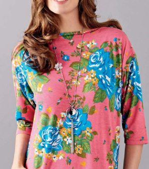 Floral Jersey Tunic