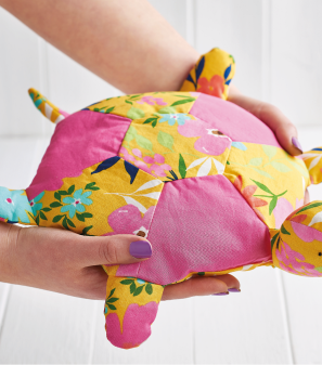 Easy Patchwork Turtle Sewing Pattern