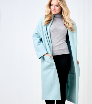 Simple Boiled Wool Serena Coat Sewing Pattern