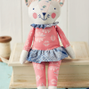 Cat Softie Toy With Sleeping Bag Sewing Pattern